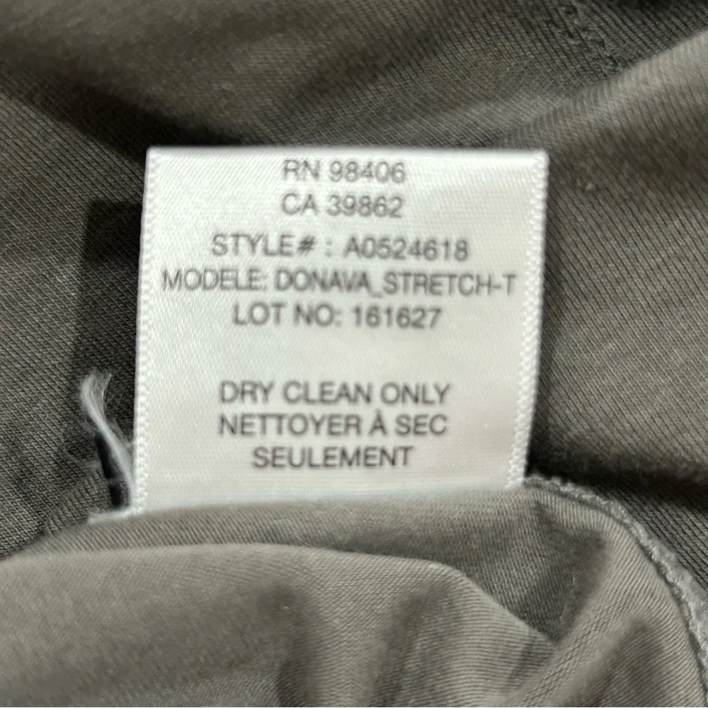 THEORY Army Green Faux Wrap Sleeveless Dress in Women's Size Medium - Picture 7 of 7